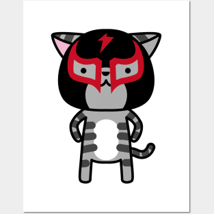 Neko Luchador#2 Posters and Art